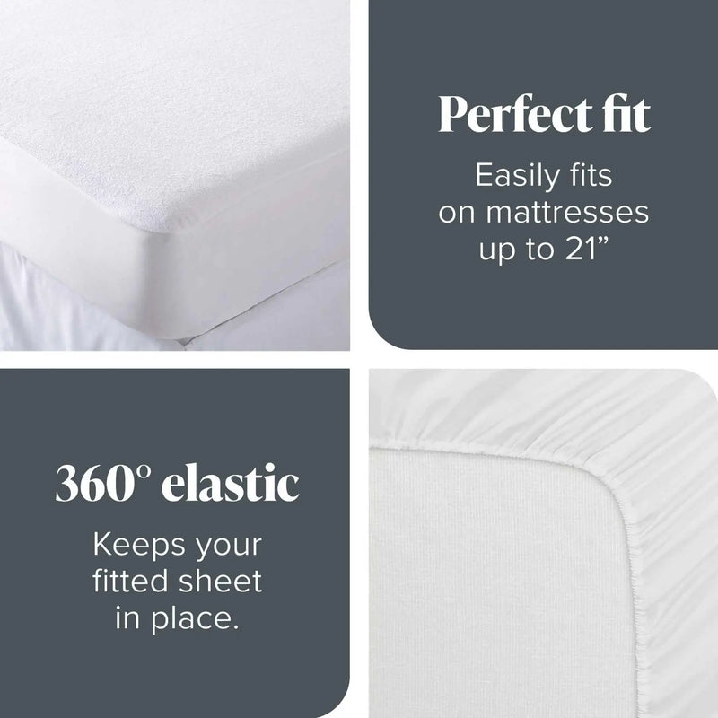 100% Waterproof Terry Mattress Protector