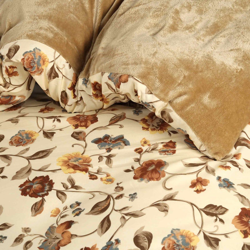 Autumn Bloom Printed Razaye Set-6pc