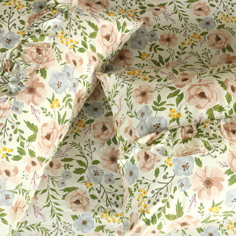 Blush Meadow 4-Piece Sheet Set