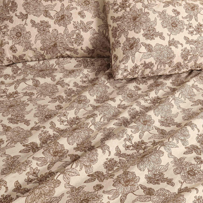 Rustic Petal Outline Flat Sheet