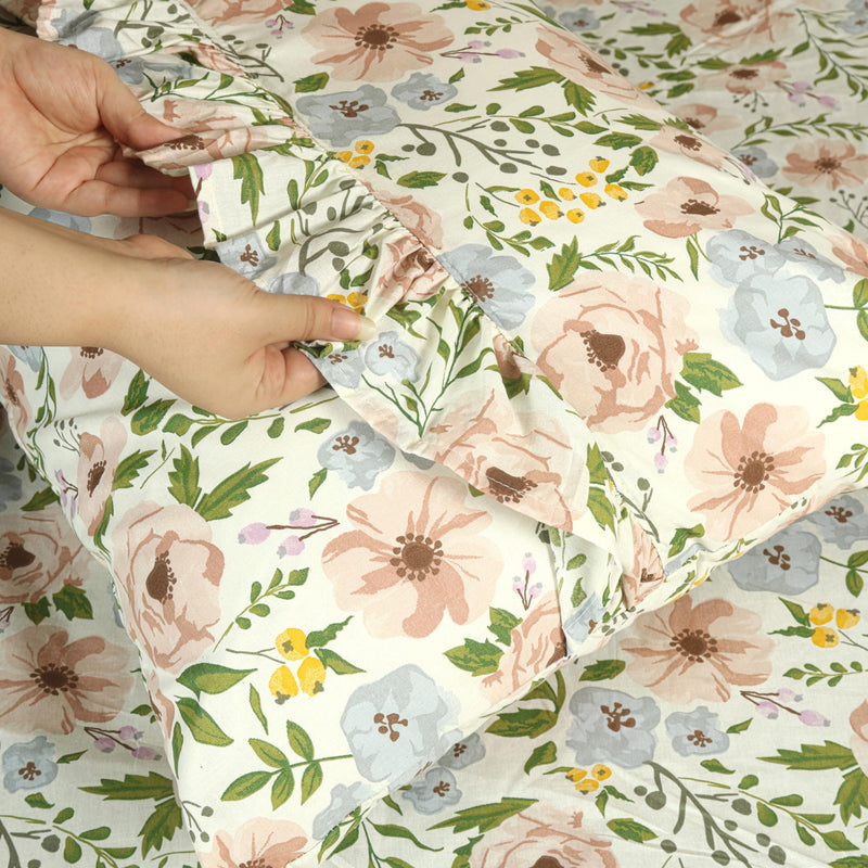 Blush Meadow 4-Piece Sheet Set