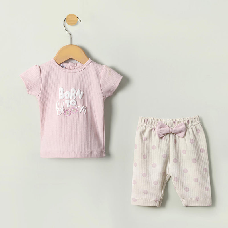 Born To Bloom T-Shirt & Shorts