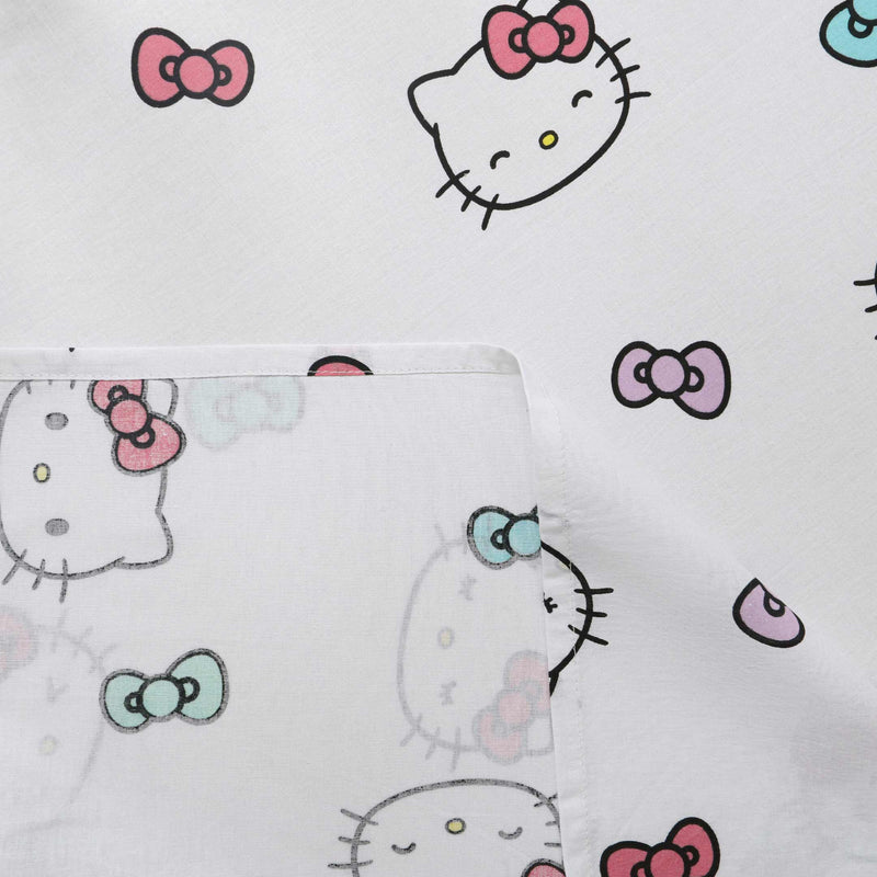 Cute Kitty Face Crib Bedding Set