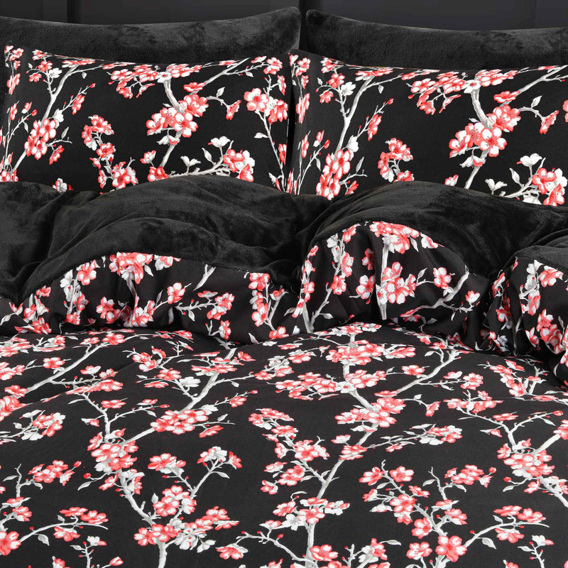 Black Serenity Printed Razaye Set-6pc