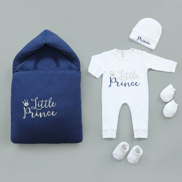 Crown Embroidered Baby Bundle