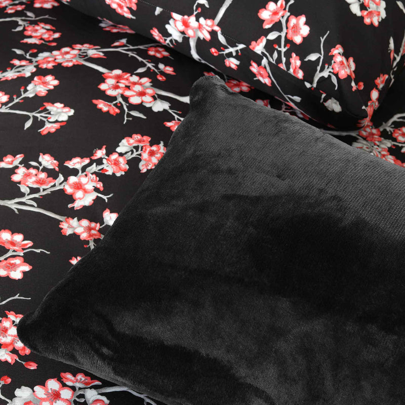 Black Serenity Printed Razaye Set-6pc