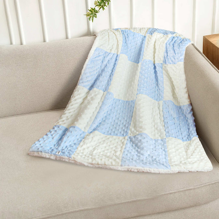 Cozy Sherpa and Fleece Baby Blanket