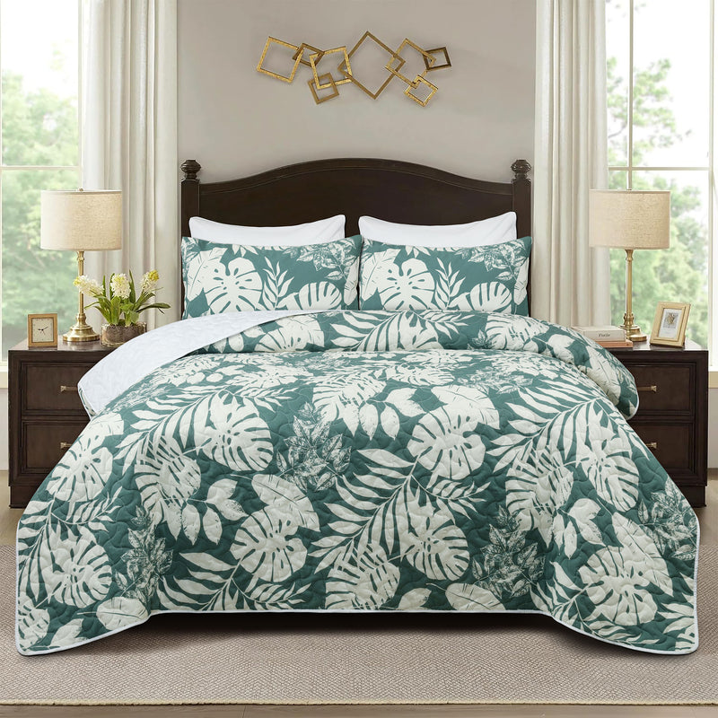 Tropical Canopy Quilted Bedspread