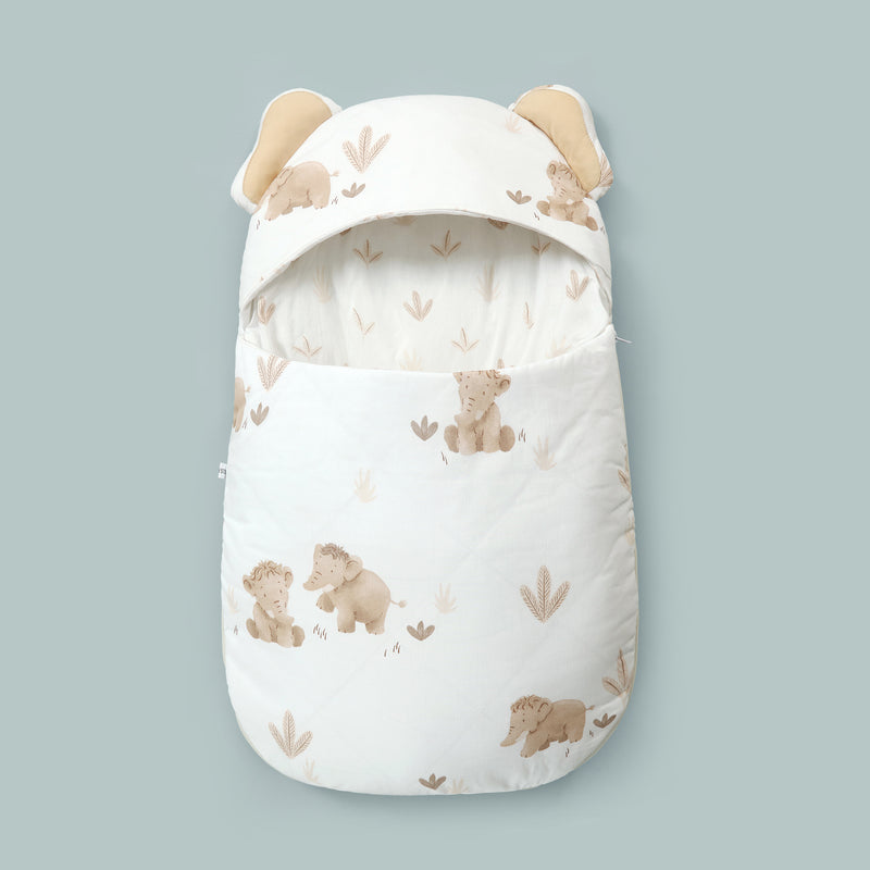 Elephant Printed Baby Carry Nest