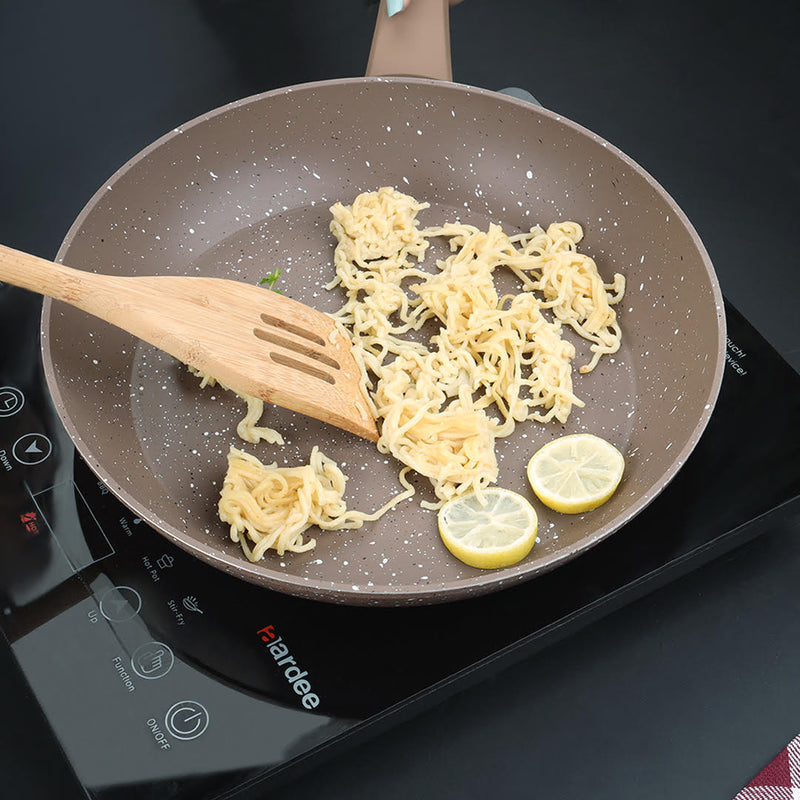 Universal No Fumes Brown Non-Stick Frying Pan