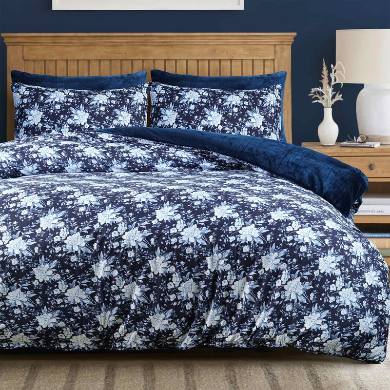 Midnight Blossom Printed Razaye Set-6pc