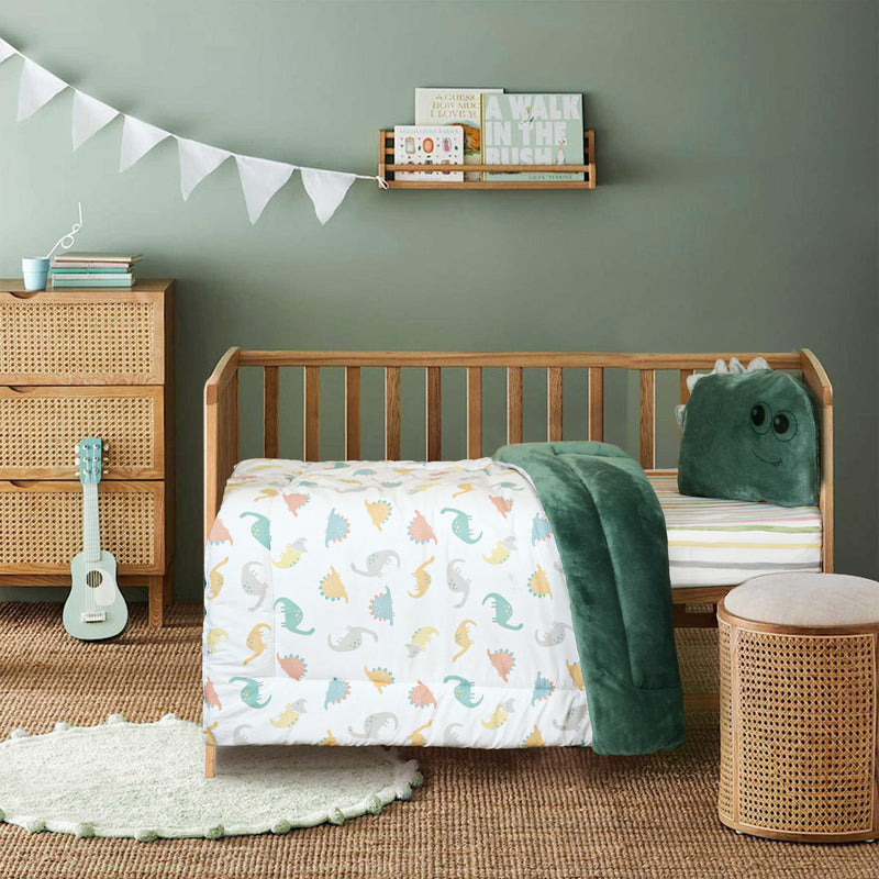 Dino Paradise Fleece Comforter Set