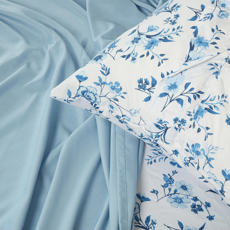 Azure Meadow 4-Piece Sheet Set