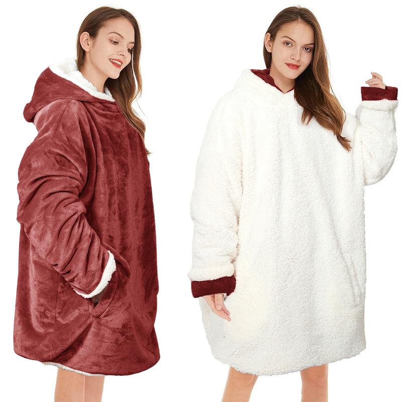 Double Sided Huggle Hoodie