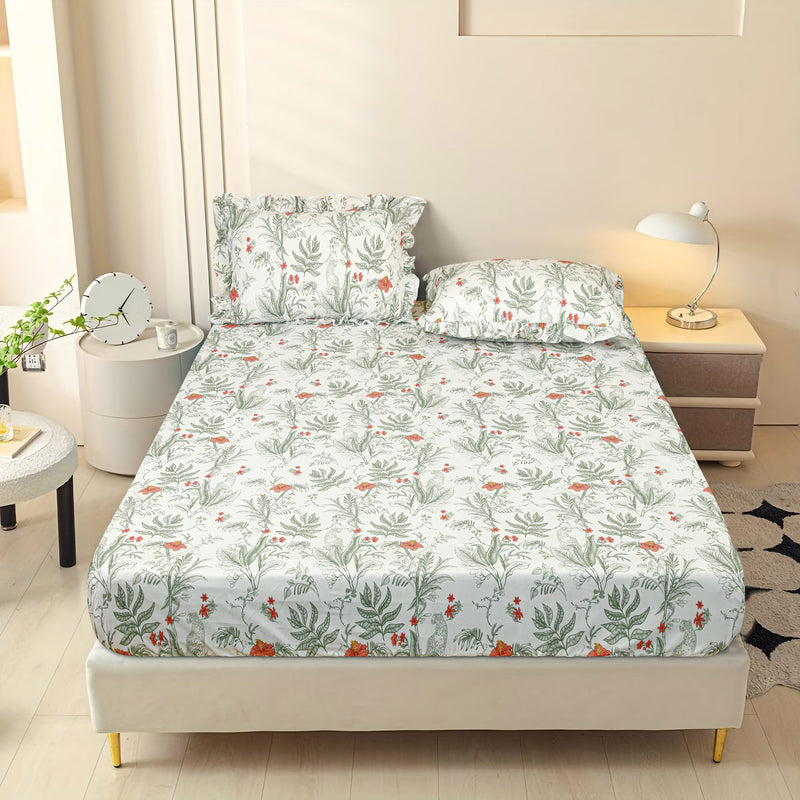 Olive Herbarium Bedsheet Set