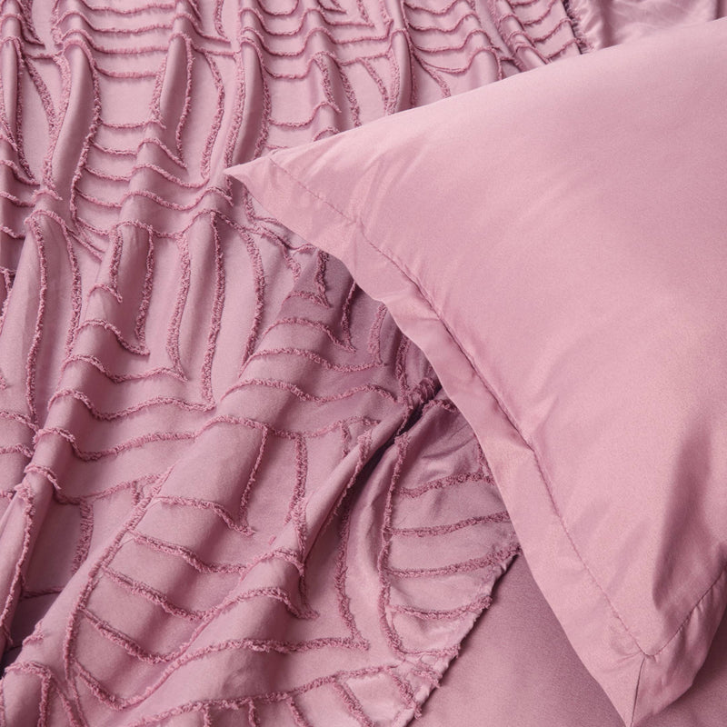 Mauve Pink 4-Piece Sheet Set