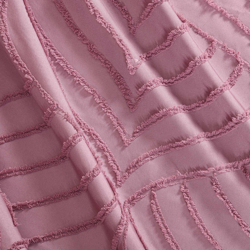 Mauve Pink 4-Piece Sheet Set