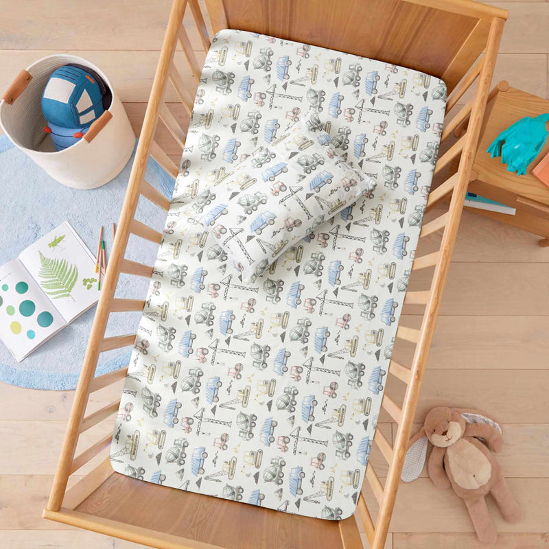 Tractors Crib Bedding Set