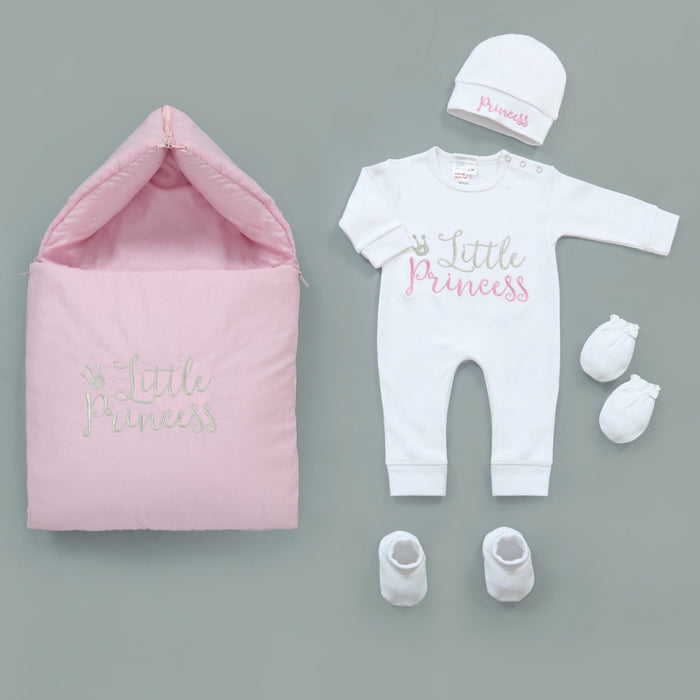 Crown Embroidered Baby Bundle