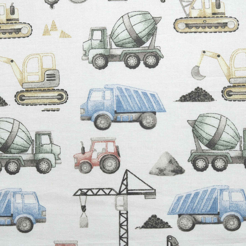 Tractors Crib Bedding Set