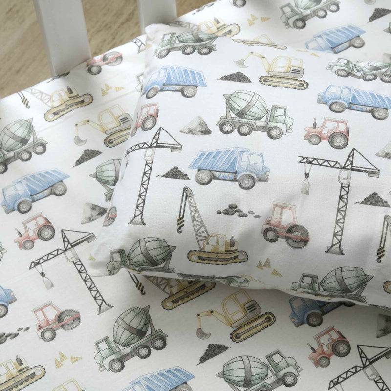 Tractors Crib Bedding Set