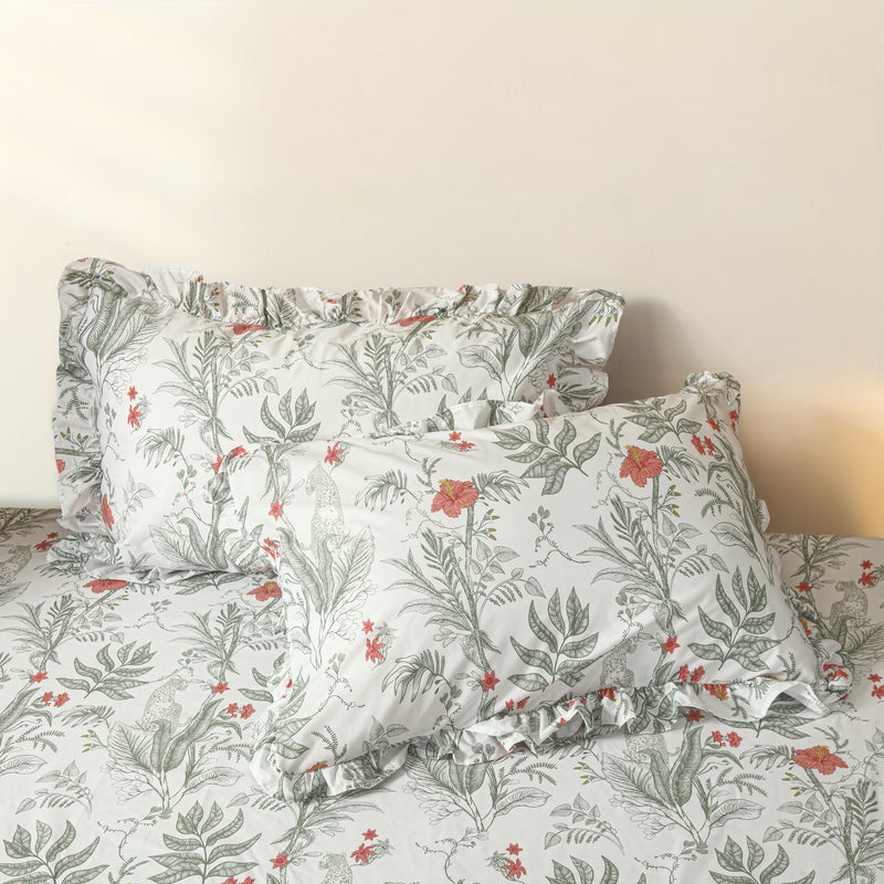 Olive Herbarium Bedsheet Set