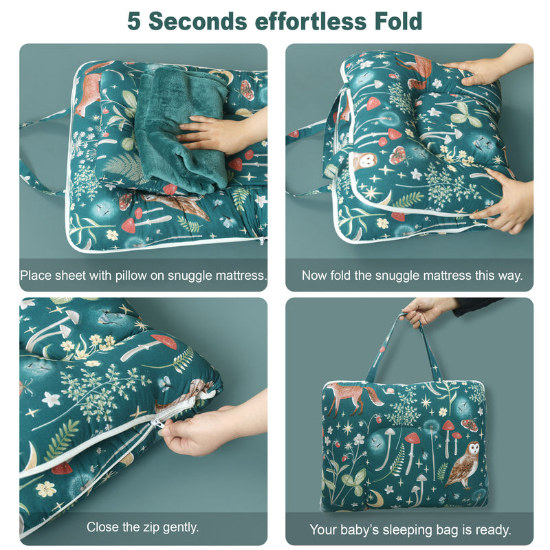 Wild Tales Fleece Portable Bed
