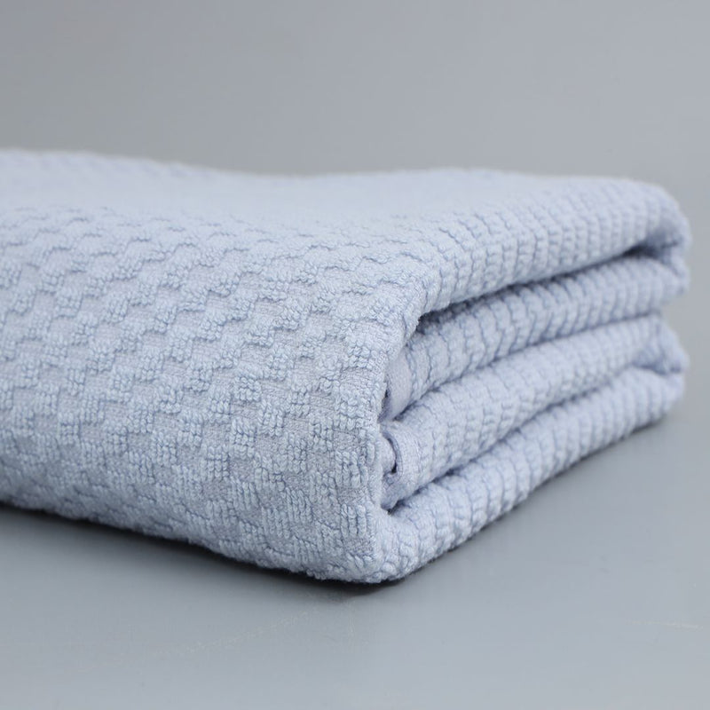 Zero Twist Honey Comb Design Bath Towels