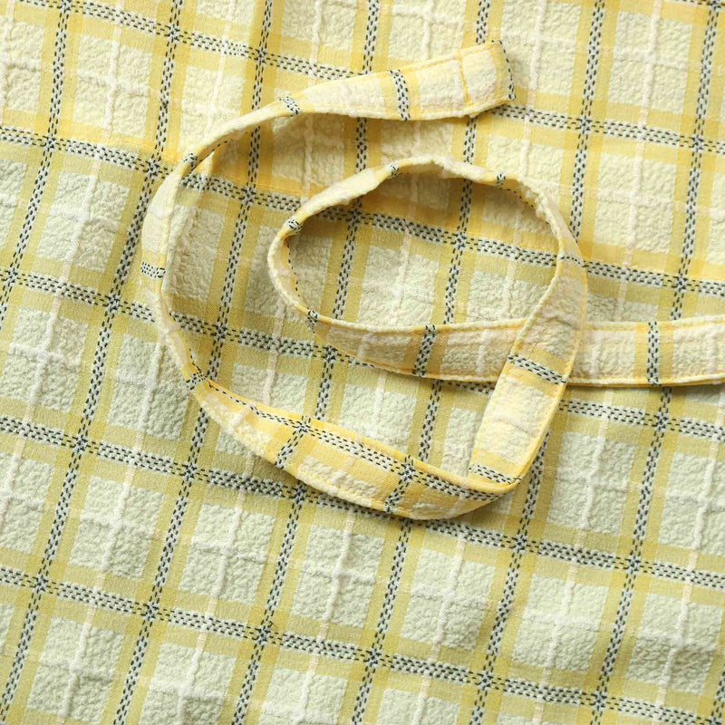 Sunny Plaid Nursing Apron