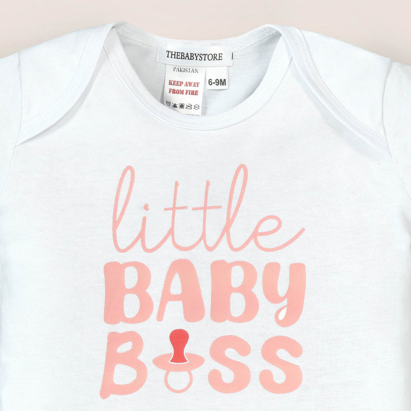 Little Baby Boss Bodysuit