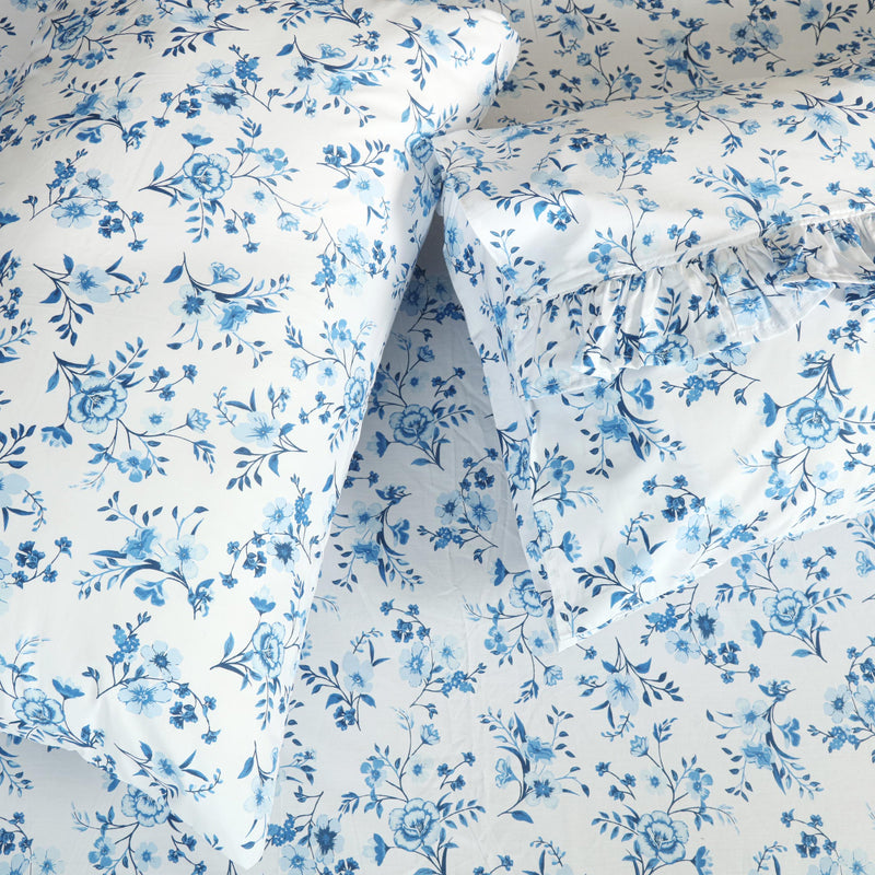 Azure Meadow 4-Piece Sheet Set