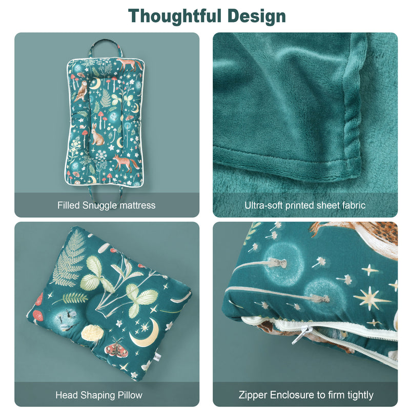 Wild Tales Fleece Portable Bed