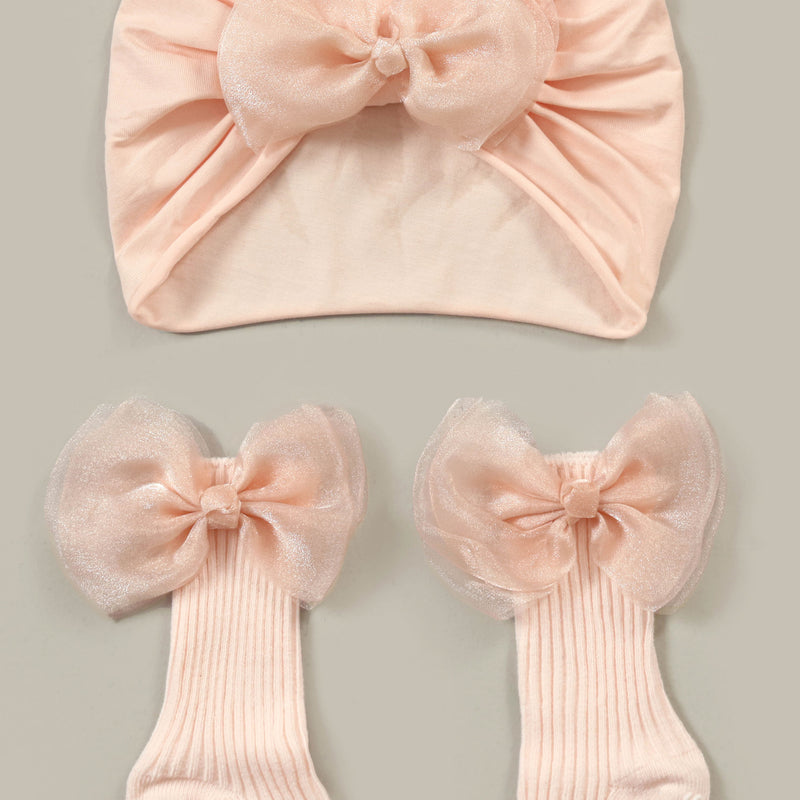 Blush Bow Set