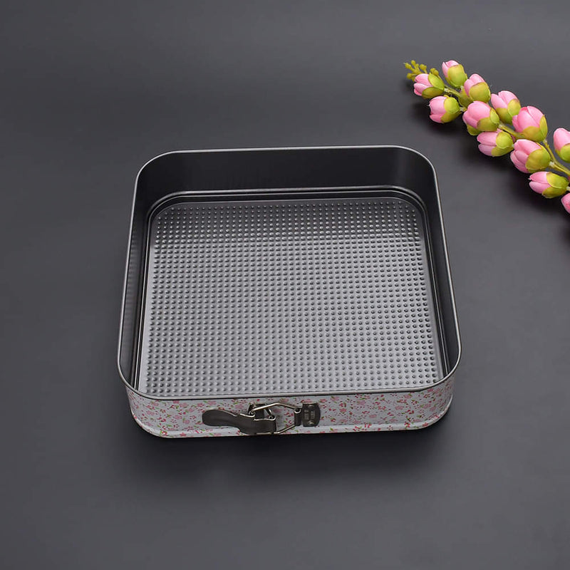 3-Pcs square shape cake mould/non-stick cake baking set