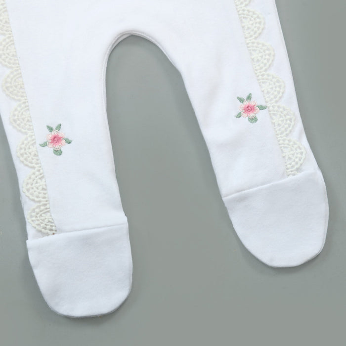 Customized Name Floral Embroidered Bundle