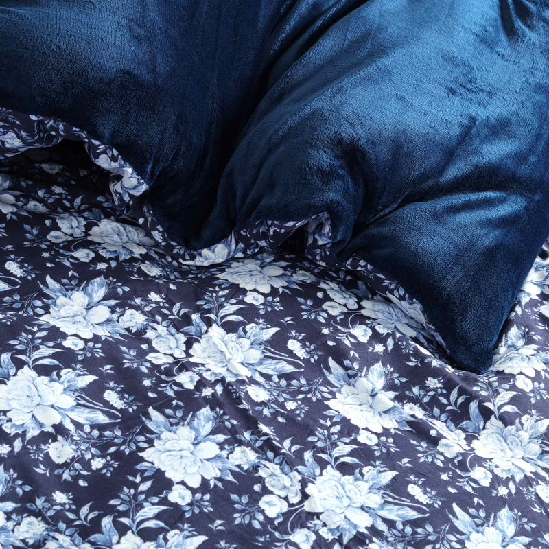 Midnight Blossom Printed Razaye Set-6pc