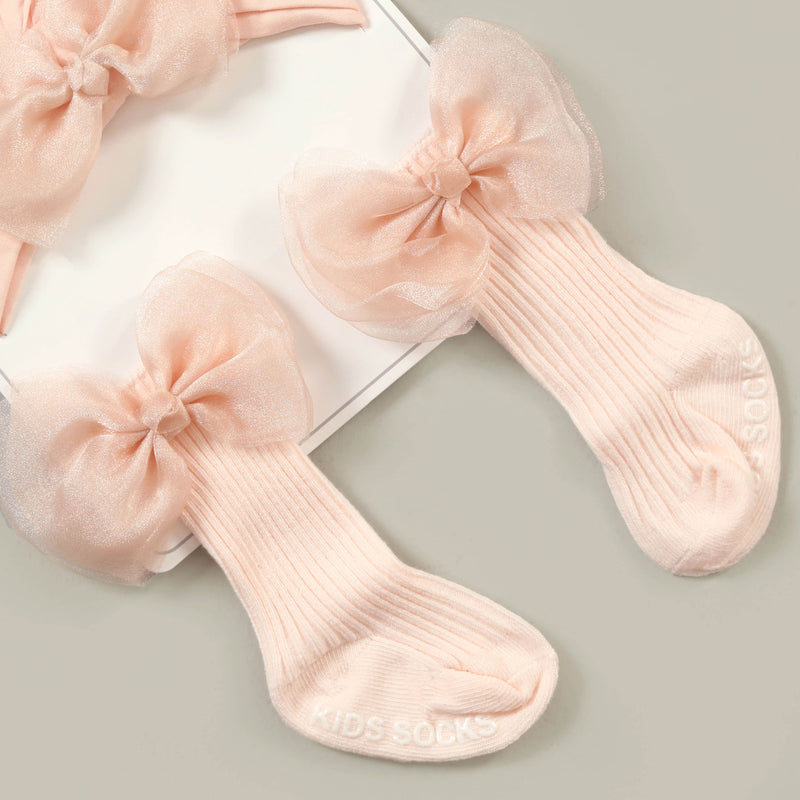 Blush Bow Set