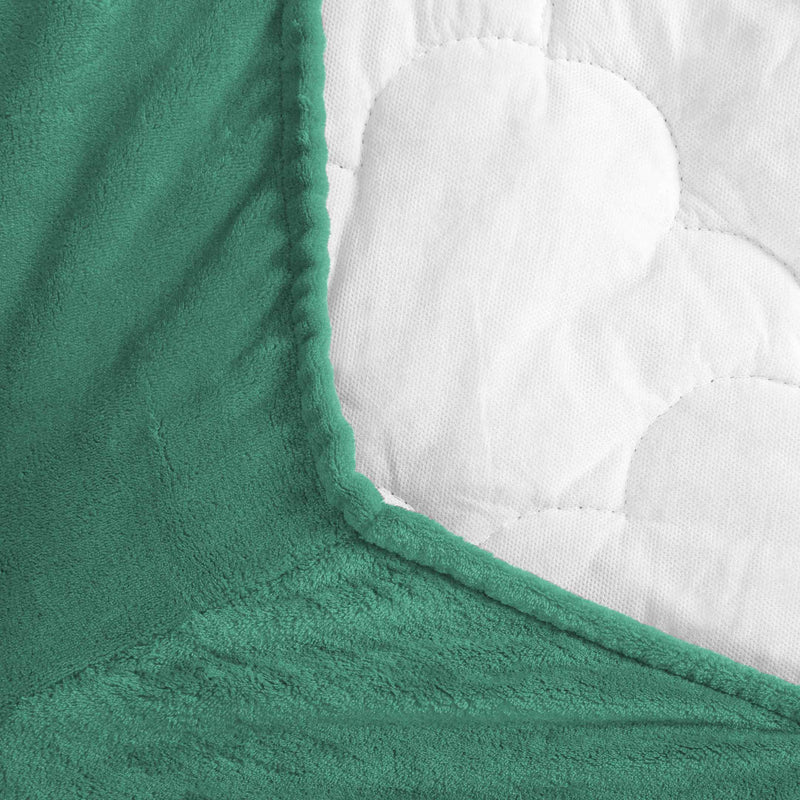 Plush Quilted Fleece Fitted Sheet