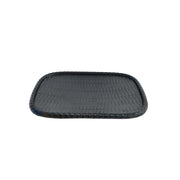 Rice Serving Plate Black - Melamine (4186360545389)