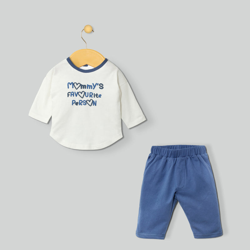 Mommy’s Favorite Person Shirt & Trouser 2pc Set