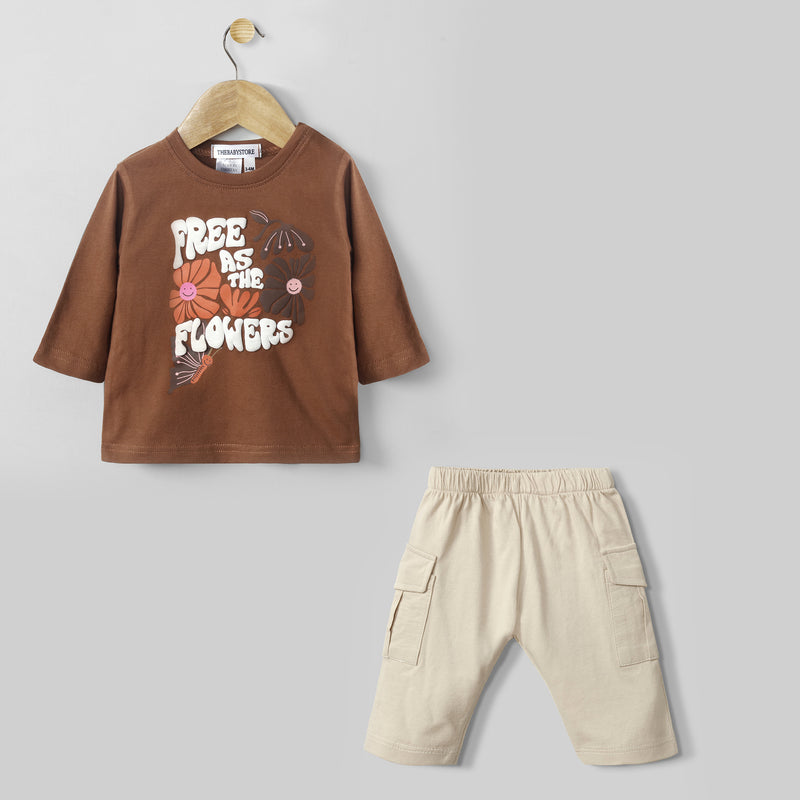 Free As The Flowers Shirt & Trouser 2pc Set