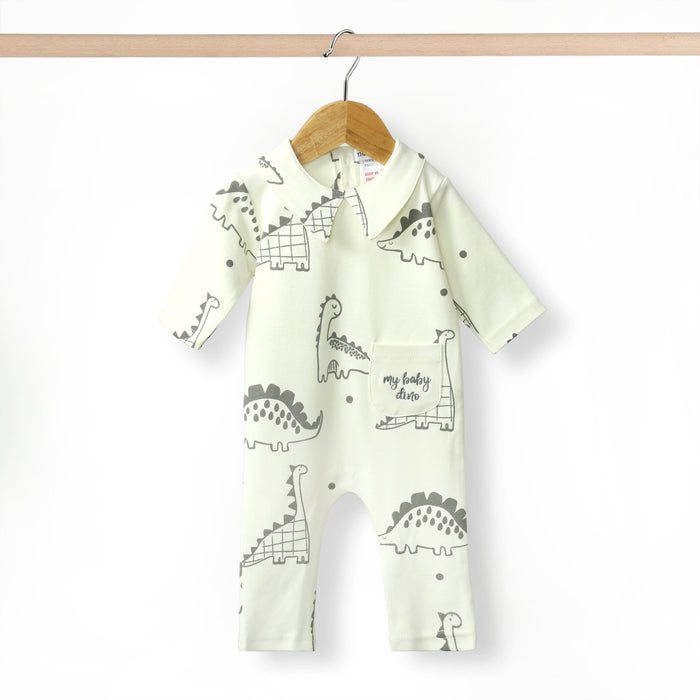 Dino Diaries Baby Rompers  (Pack of 3)