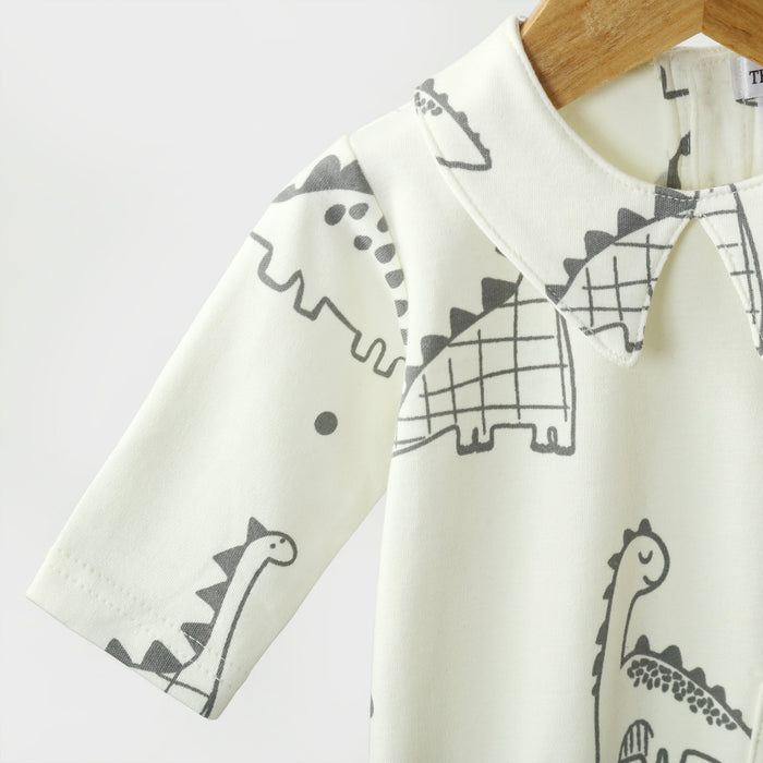 Dino Diaries Baby Rompers  (Pack of 3)