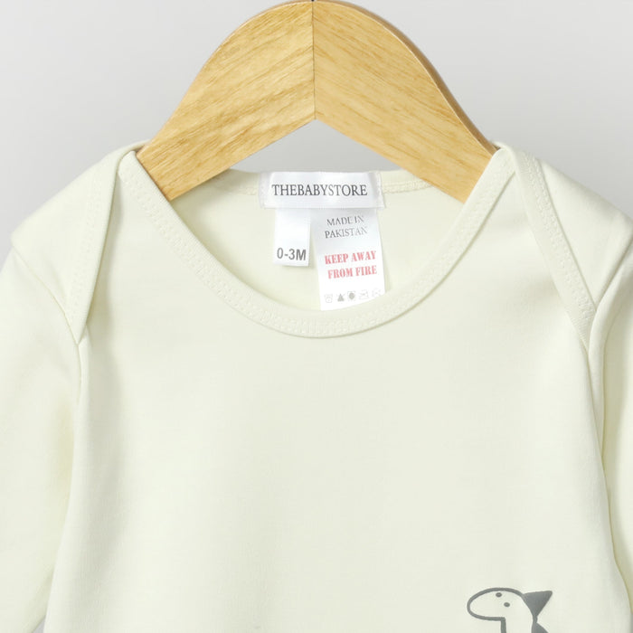 Dino Diaries Baby Rompers  (Pack of 3)