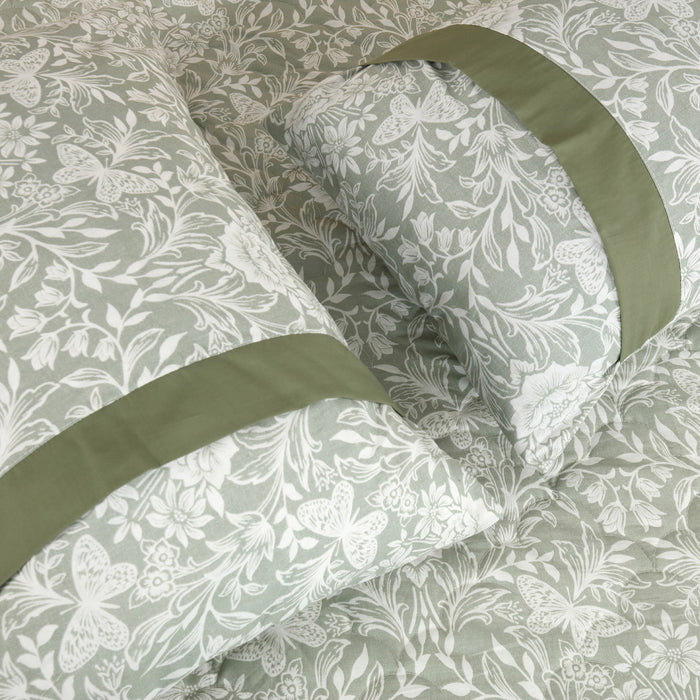 Botanical Grace Quilted Fitted Sheet