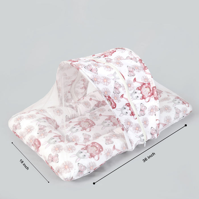 Bunny Bloom Mosquito Net Bed