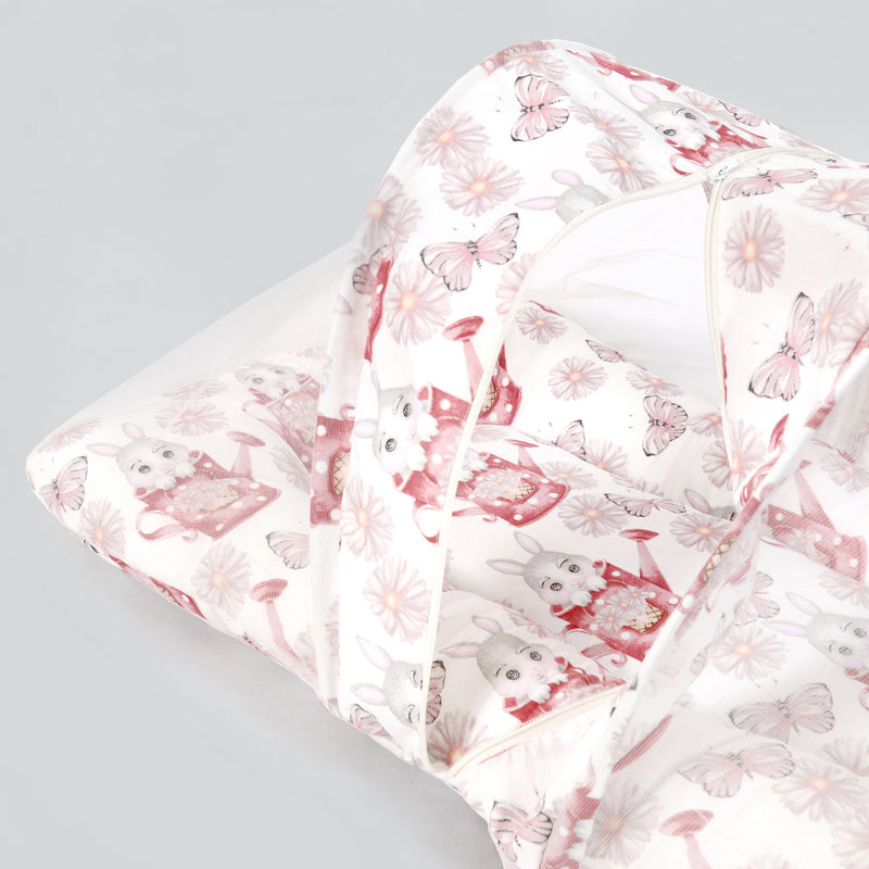 Bunny Bloom Mosquito Net Bed
