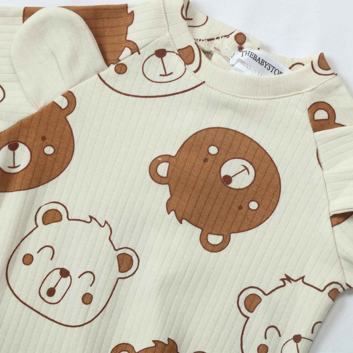 Honey Bear Baby Rompers (Pack of 3)