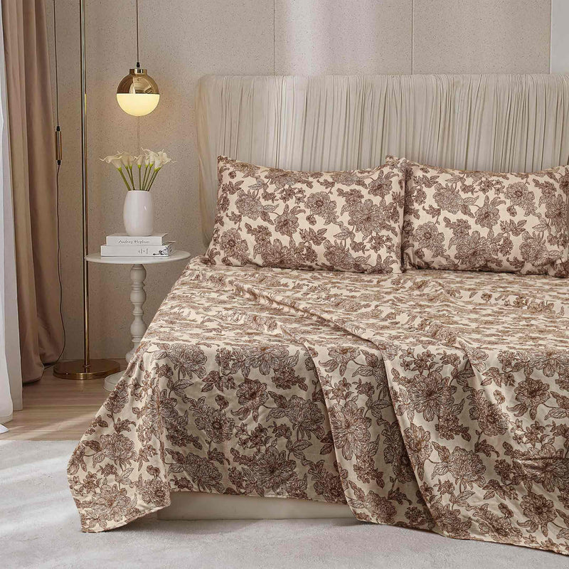 Rustic Petal Outline Flat Sheet