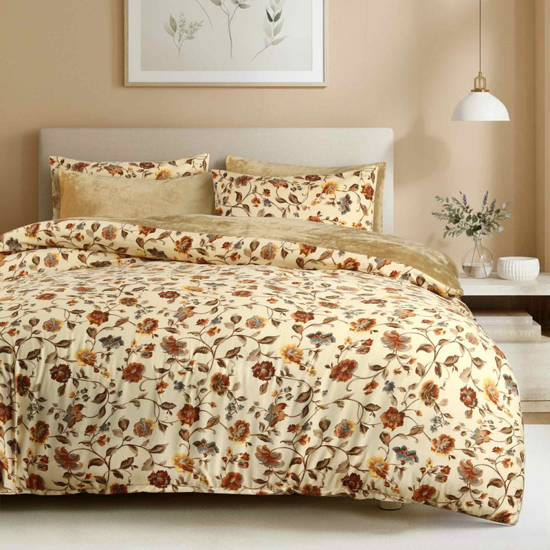 Autumn Bloom Printed Razaye Set-6pc